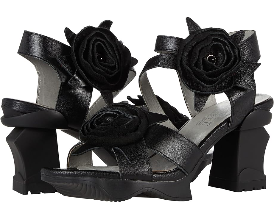 弾機 黒いこと 黒いこと なめし革 L\u0027ARTISTE レディース 【 L\u0027ARTISTE BY SPRING STEP SHELLY / BLACK LEATHER 】 パンプス