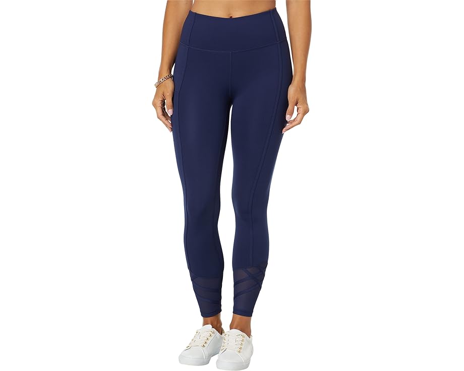 リリーピュリッツァー レギンス タイツ 紺色 ネイビー レディース 【 LILLY PULITZER HIGH-RISE LEGGINGS / TRUE NAVY 】 レディースファッション ボトムス パンツ|スニケス