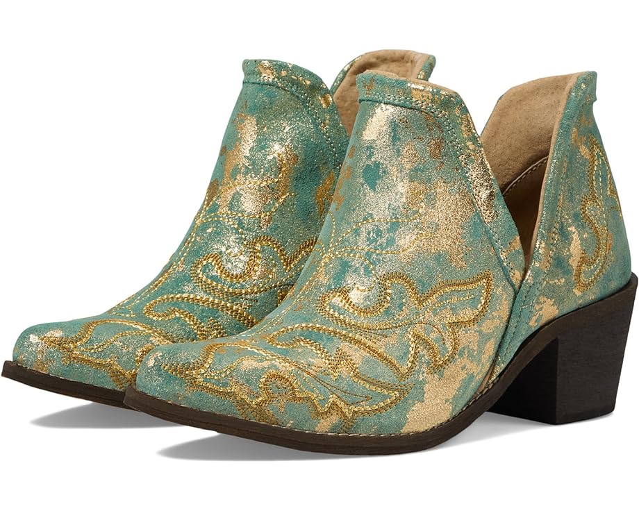 コーラルブーツ ブーツ 緑 グリーン レディース 【 CORRAL BOOTS Q0307 / GREEN 】