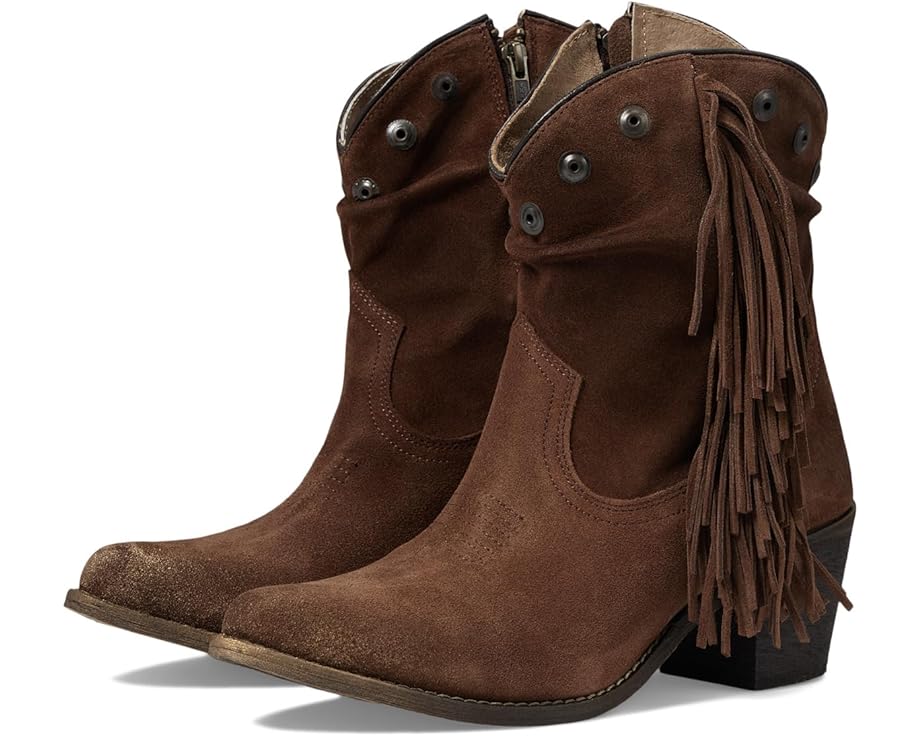 コーラルブーツ ブーツ 茶色 ブラウン レディース 【 CORRAL BOOTS Q0300 / BROWN 】｜スニケス