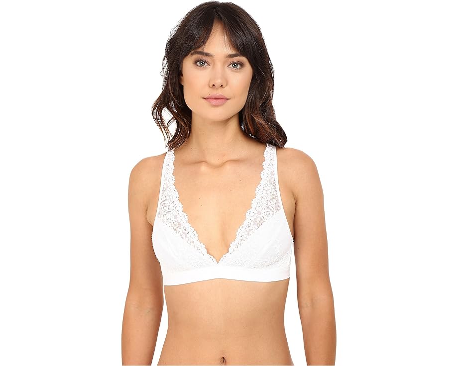 ワコール 白色 ホワイト レディース 【 WACOAL EMBRACE LACE SOFT CUP WIRELESS BRA / DELICIOUS WHITE 】 インナー 下着 ナイトウエア