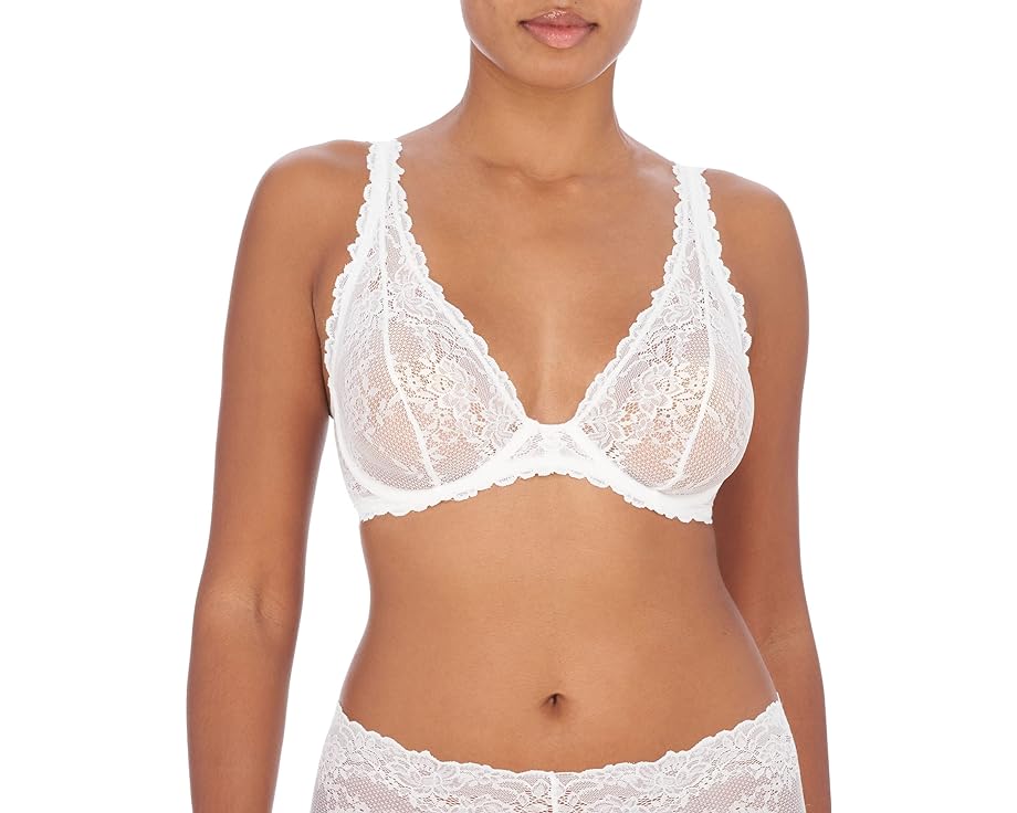 ナトリ 白色 ホワイト レディース 【 NATORI HEAVENLY CONVERTIBLE PLUNGE UNDERWIRE BRA / WHITE 】 インナー 下着 ナイトウエア｜スニケス