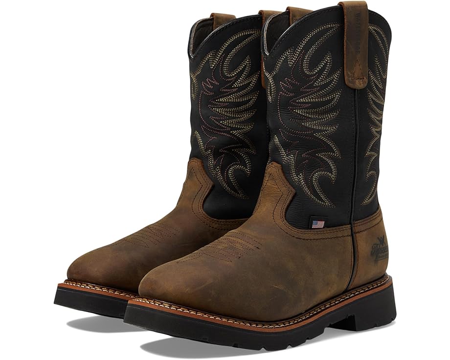 ソログッド クレイジー メンズ 【 THOROGOOD AMERICAN HERITAGE SQUARE TOE WELLINGTON WATERPROOF / CRAZY HORSE 】 ブーツ