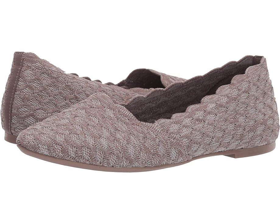スケッチャーズ レディース 【 SKECHERS CLEO - HONEYCOMB / DARK TAUPE 】