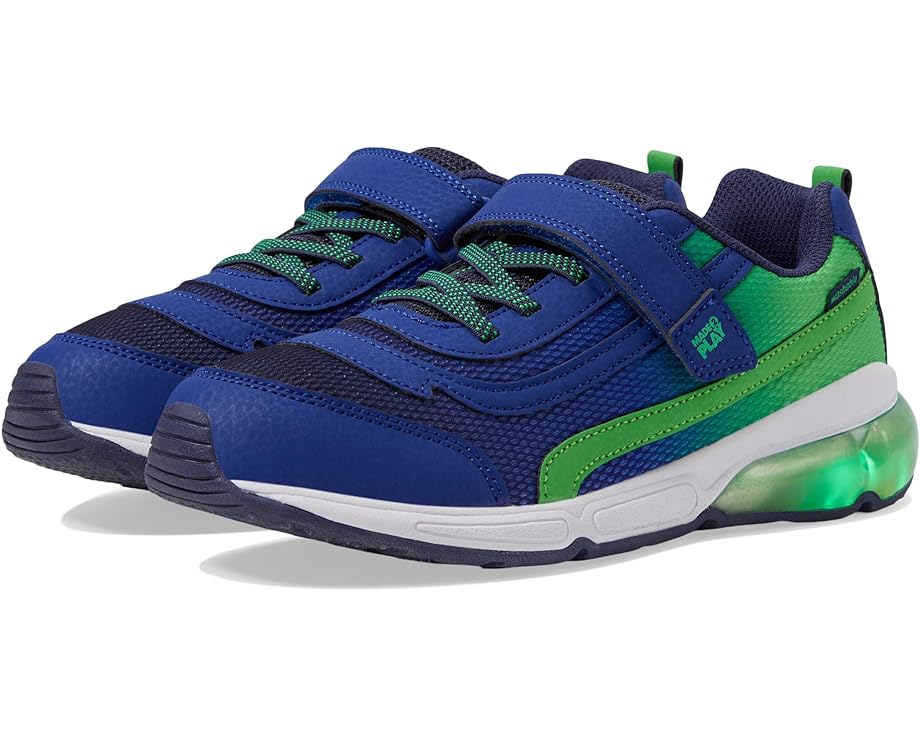 ストライドライト バウンス 紺色 ネイビー 緑 グリーン ジュニア キッズ 【 STRIDE RITE M2P SURGE BOUNCE / NAVY GREEN 】 ベビー マタニティ スニーカー