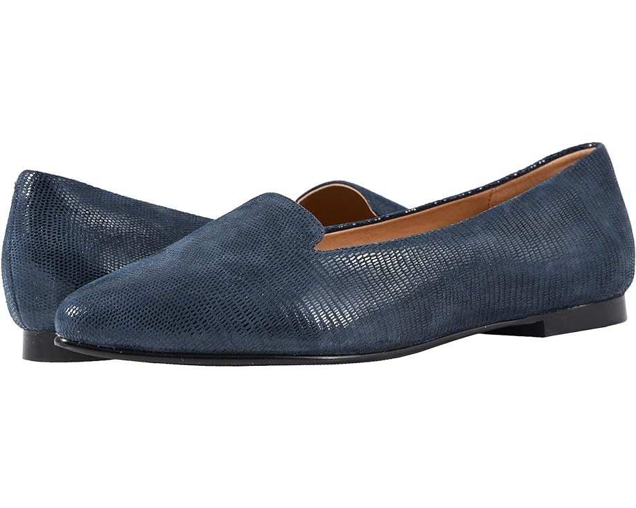 トロッターズ 紺色 米国海軍 専売特許 レディース 【 TROTTERS HARLOWE / NAVY SOFT LIZARD EMBOSSED PATENT 】
