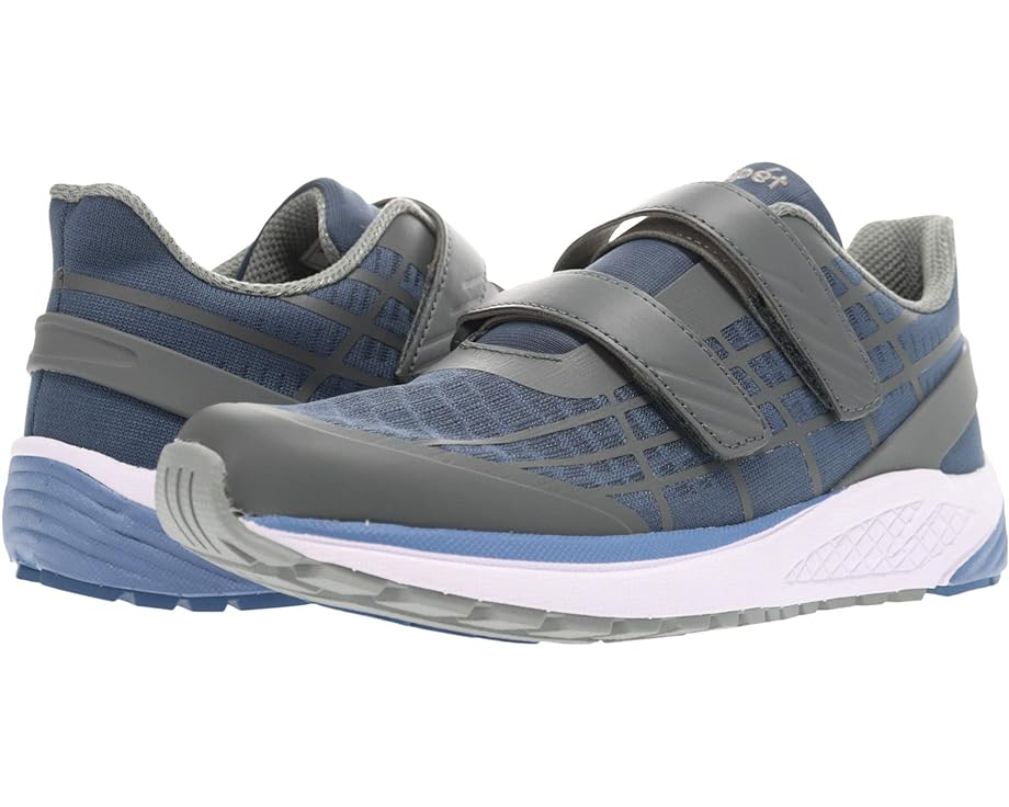 プロペット ストラップ 灰色 グレー 青色 ブルー スニーカー レディース 【 PROPET ONE TWIN STRAP / GREY BLUE 】|スニケス