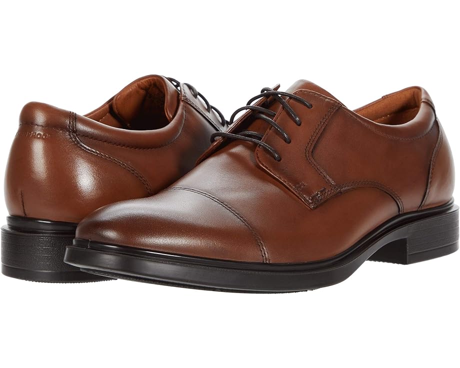 フローシャイム キャップ キャップ 帽子 オックスフォード スムース メンズ 【 FLORSHEIM FORECAST WATERPROOF CAP TOE OXFORD / COGNAC SMOOTH 】