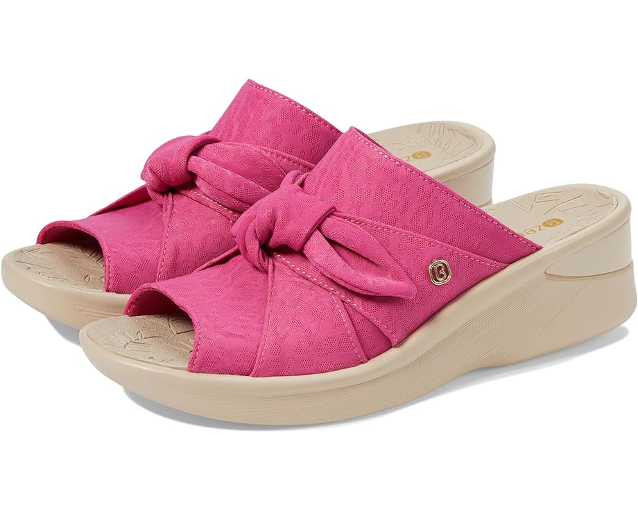 ビジーズ さくら色 レディース 【 BZEES SMILE SLIDES / PINK CHEETAH FABRIC 】 パンプス レディース靴-パンプス