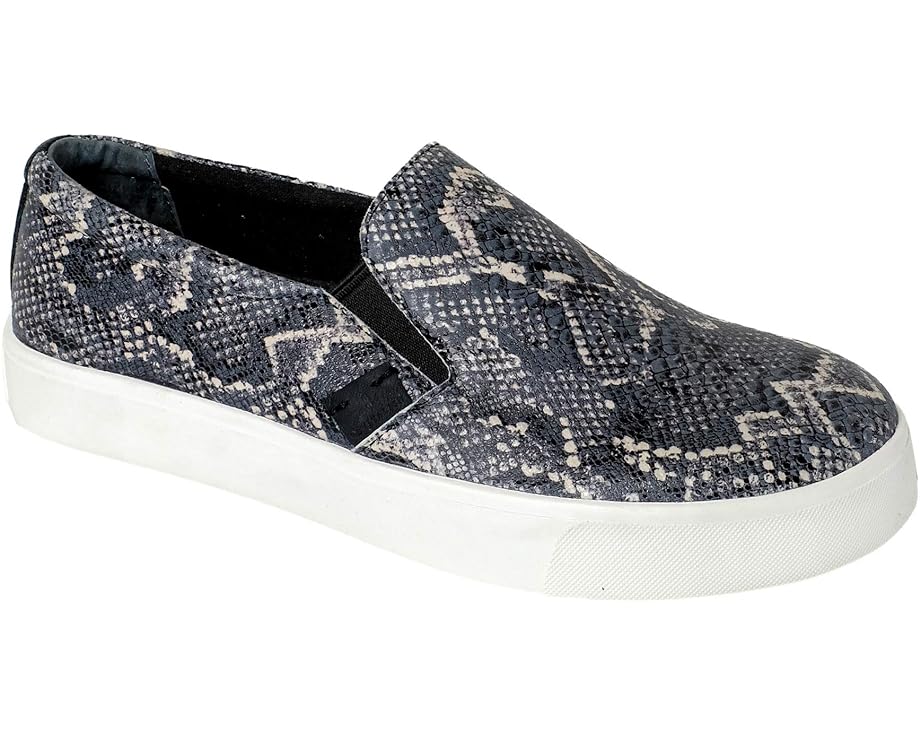 レザー 靴 スニーカー 灰色 グレー レディース 【 REVITALIGN BOARDWALK LEATHER SNEAKER / GREY SNAKE 】|スニケス