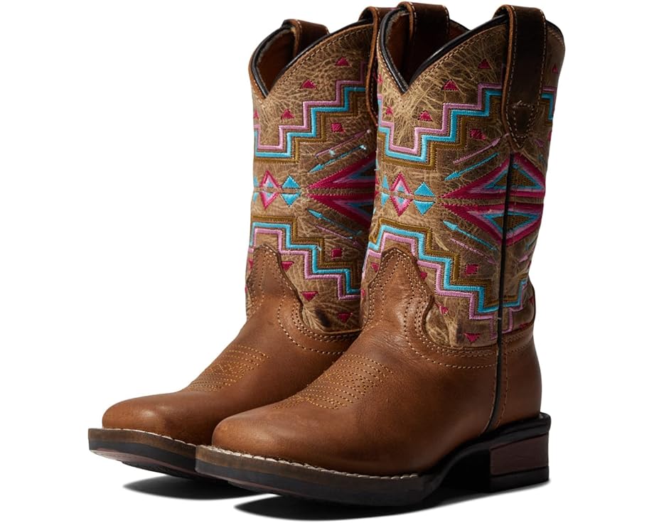 ローパー 茶色 ブラウン ジュニア キッズ 【 ROPER KIDS MONTEREY AZTEC / BROWN 2 】 ベビー マタニティ ブーツ