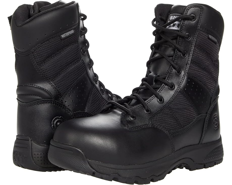 メトロ 黒色 ブラック S.W.A.T. 9" メンズ 【 ORIGINAL S.W.A.T. METRO SIDE ZIP SAFETY TOE / BLACK 】 ブーツ|スニケス
