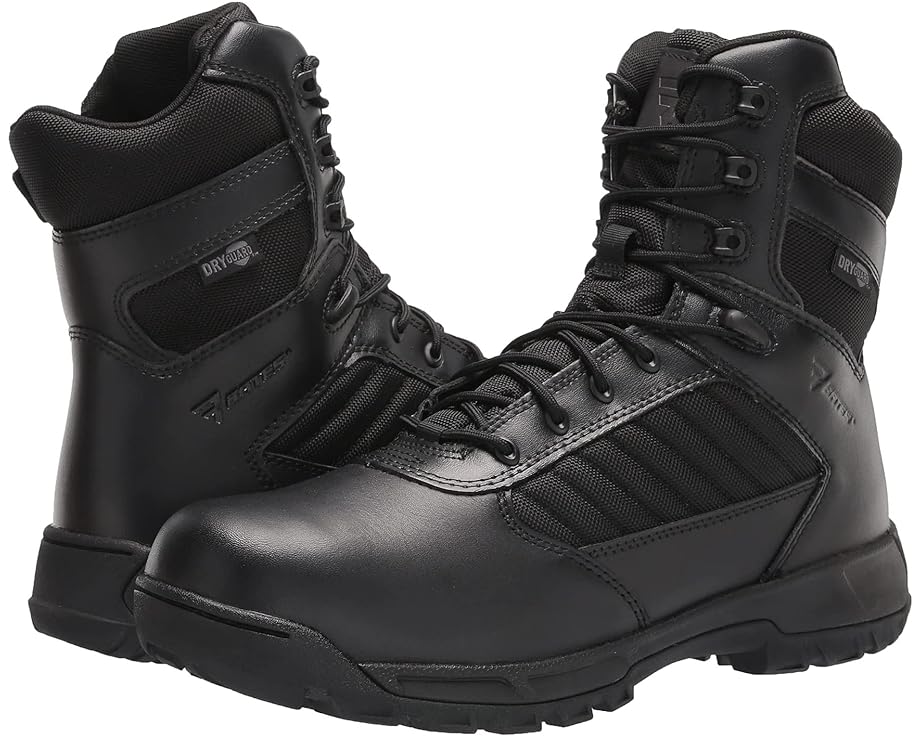 ベイツ フットウェア 黒色 ブラック メンズ 【 BATES FOOTWEAR TACTICAL SPORT 2 TALL SIDE ZIP DRYGUARD / BLACK 】 ブーツ