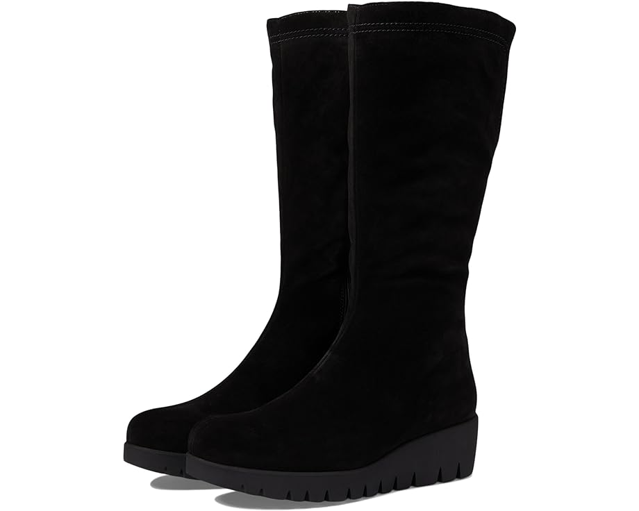 ロサンゼルス 黒色 ブラック スエード スウェード レディース 【 LA CANADIENNE TOVA / BLACK SUEDE 】 ブーツ｜スニケス