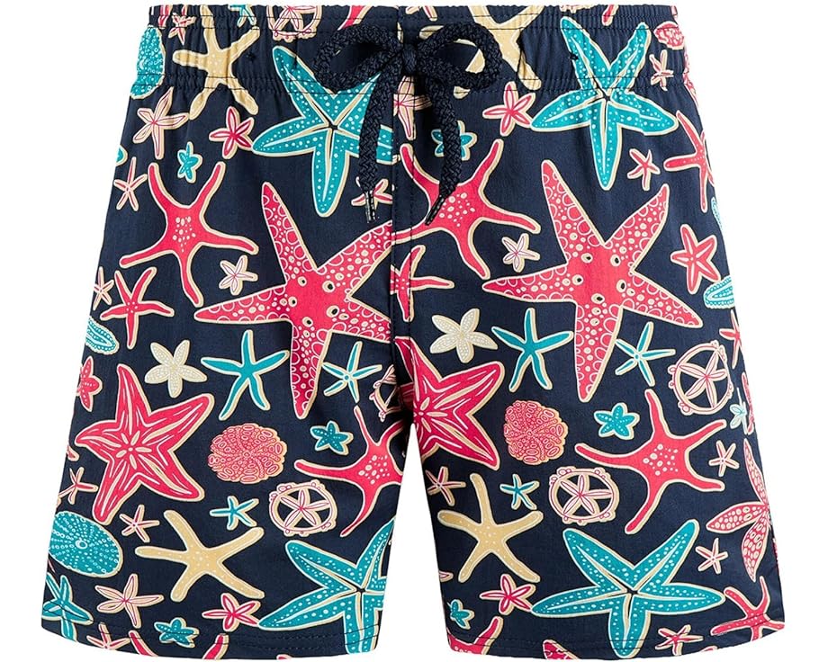 お坊っちゃん キッズ 【 VILEBREQUIN KIDS HOLIDAY STARFISH JIRISE / BLEU MARINE 】 もの言う花 マタニティ 水泳着