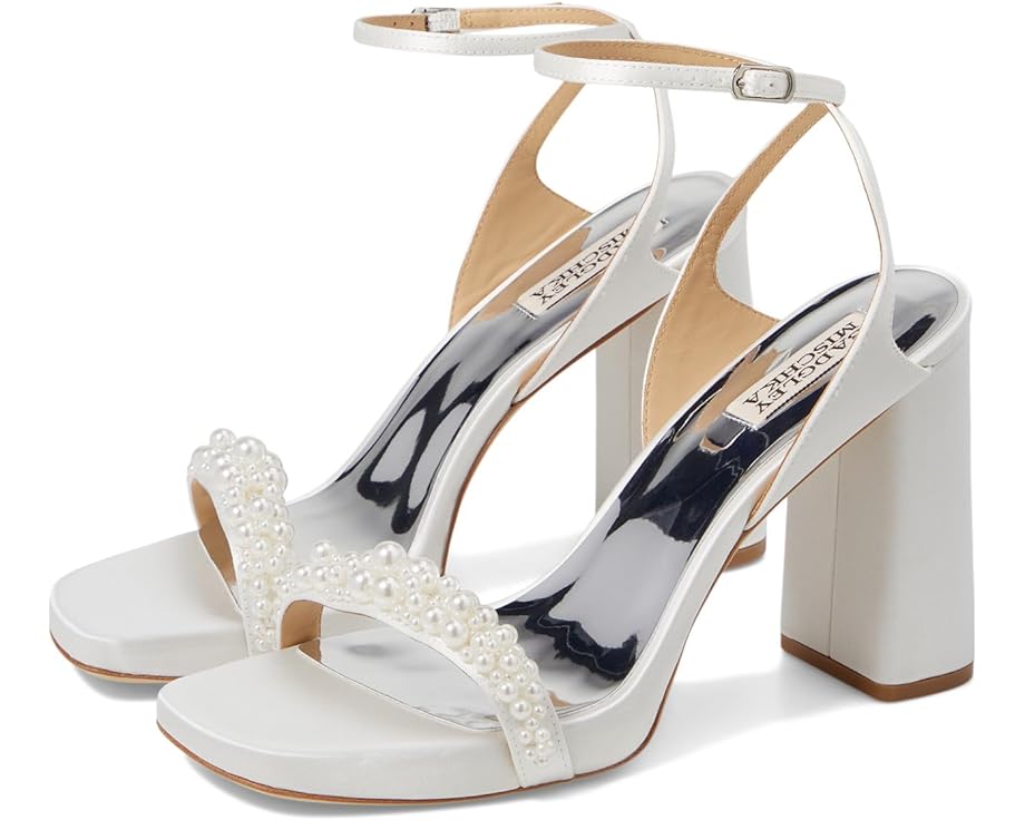 バッジェリーミシュカ 白色 ホワイト レディース 【 BADGLEY MISCHKA CALIDA / SOFT WHITE 】 パンプス|スニケス