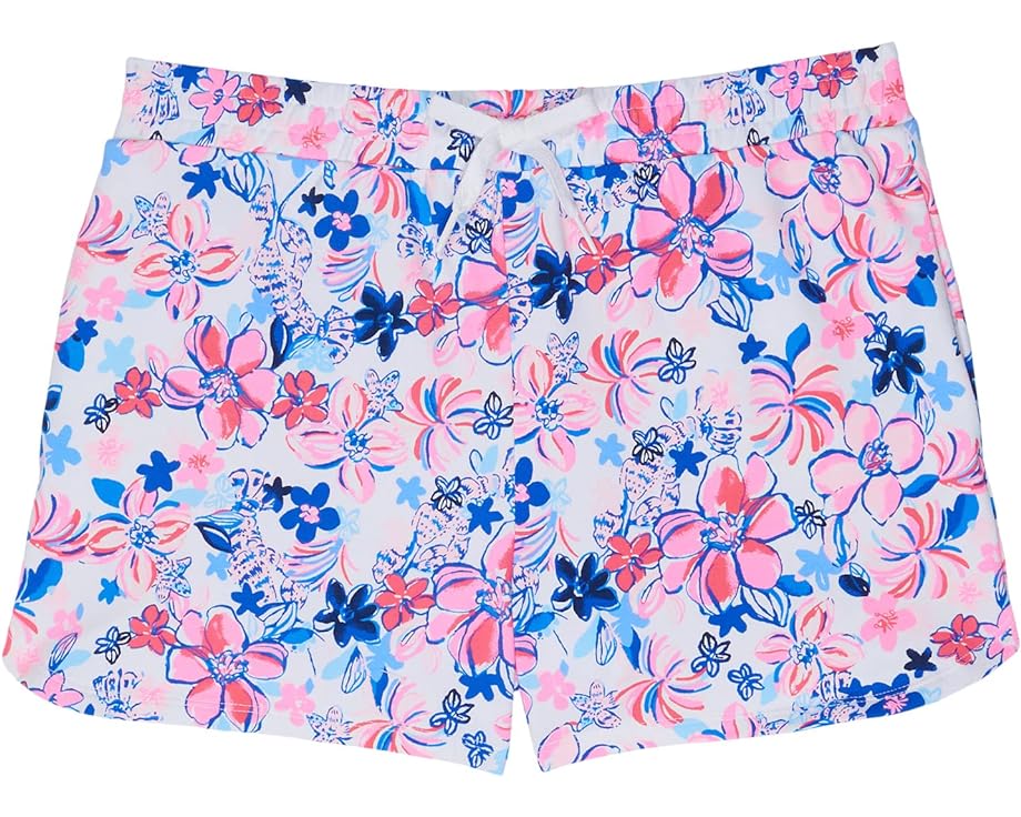 リリーピュリッツァー ショーツ ハーフパンツ 白色 ホワイト ジュニア キッズ 【 LILLY PULITZER KIDS MIDEA SHORTS / RESORT WHITE 】 ベビー マタニティ ブーツ