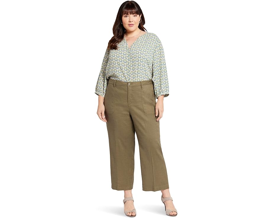 エヌワイディージェイ カーゴ レディース 【 NYDJ PLUS SIZE WIDE LEG CROPPED CARGO / 】 レディースファッション ボトムス パンツ