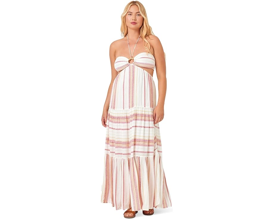 エルスペース ドレス ストライプ L*SPACE レディース 【 JENEVIEVE DRESS / SIESTA STRIPE 】 レディースファッション