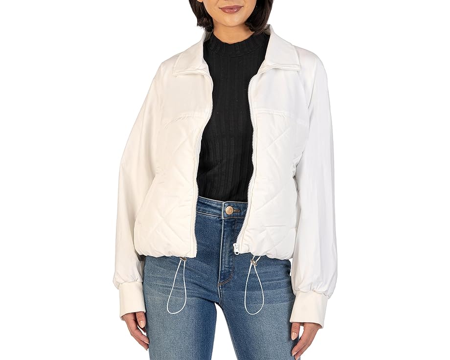 カットフロムザクロス 上衣 白いこと 白いこと レディース 【 KUT FROM THE KLOTH ADLEY JACKET / OFF WHITE 】
