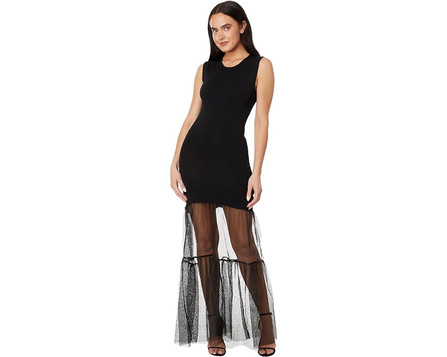 ドレス 黒色 ブラック マキシドレス レディース 【 EN SAISON COPEN MAXI DRESS / BLACK 】 レディースファッション
