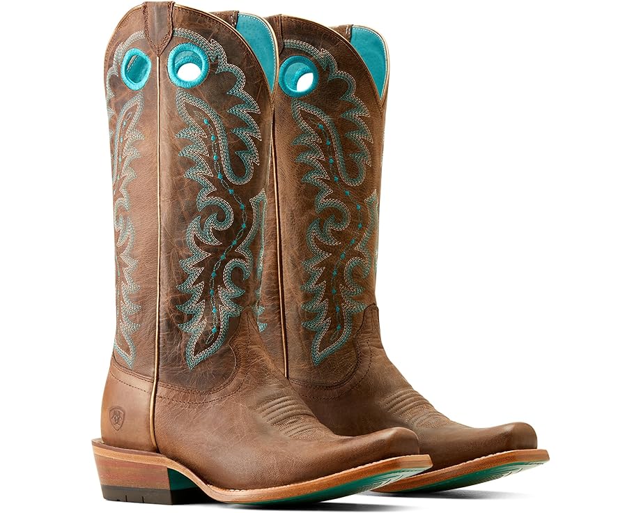 アリアット ウェスタン ブーツ 茶色 ブラウン レディース 【 ARIAT FRONTIER BOON WESTERN BOOTS / PECAN BROWN 】