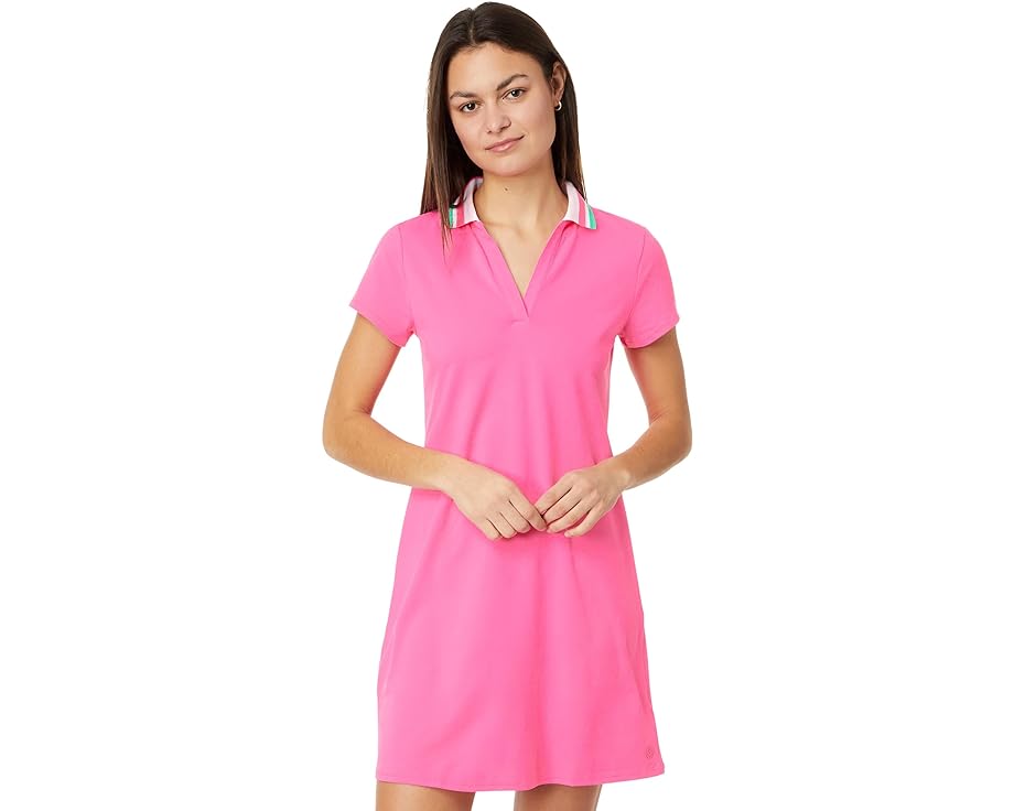 リリーピュリッツァー ドレス ピンク 50+ レディース 【 LILLY PULITZER CAYO COSTA DRESS UPF / ROXIE PINK 】 レディースファッション