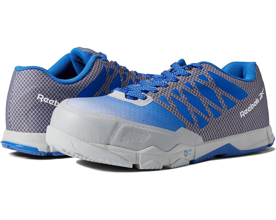 リーボック ワーク リーボック スピード 灰色 グレー 青色 ブルー スニーカー レディース 【 REEBOK WORK SPEED TR WORK SD10 COMP TOE / GREY BLUE 】