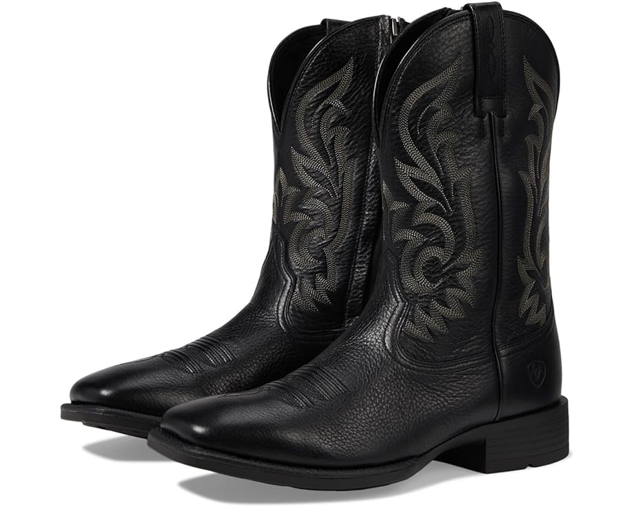 アリアット か細い ウルトラ 黒いこと 黒いこと メンズ 【 ARIAT SLIM ZIP ULTRA / BLACK DEERTAN 】 ブーツ