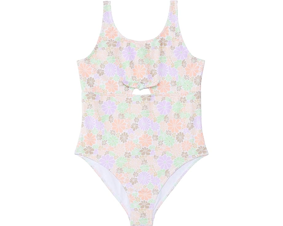 ロキシー 水着 ジュニア キッズ 【 ROXY KIDS ALL ABOUT SOL ONE PIECE SWIMSUIT / CROCUS PETAL 】 ベビー マタニティ画像