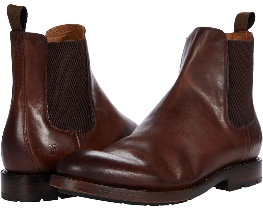 飛球 メンズ 【 FRYE BOWERY CHELSEA / COGNAC ANTIQUE PULL UP 】 ブーツ