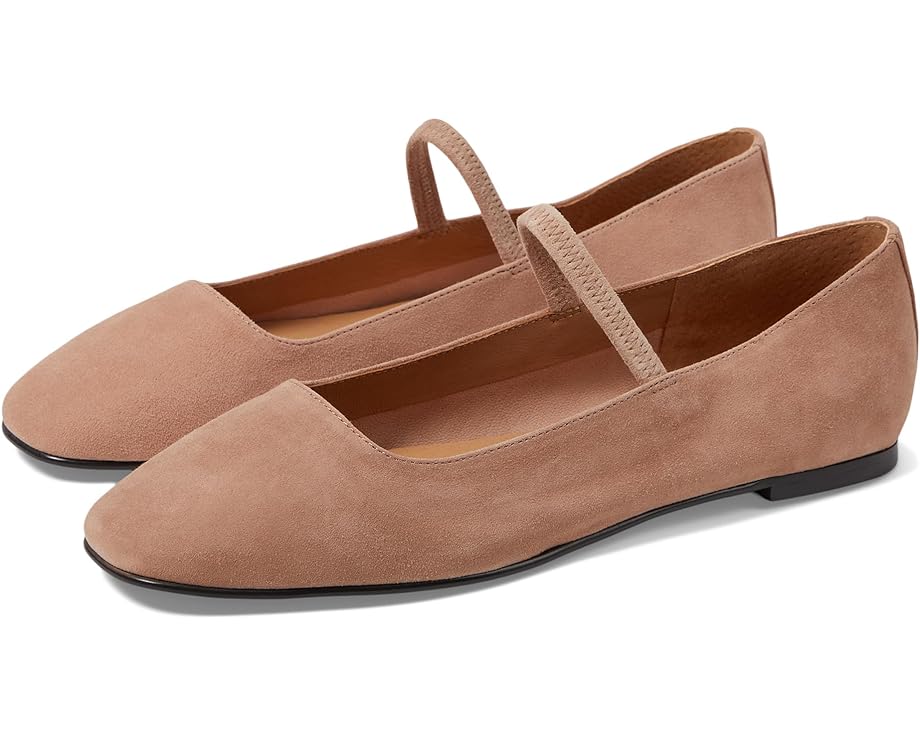 メイドウェル スエードクロス スウェード ウォーム 砂色 真砂 レディース 【 MADEWELL THE GRETA BALLET FLAT IN SUEDE / WARM SAND 】