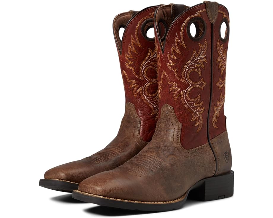 アリアット ウェスタン ブーツ クレイジー メンズ 【 ARIAT SPORT RODEO WESTERN BOOT / CRAZY CRUNCH TAN DETERMINED 】｜スニケス