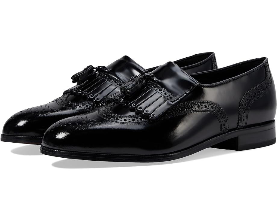 フローシャイム スリッポン 黒色 ブラック メンズ 【 FLORSHEIM LEXINGTON WINGTIP TASSEL SLIP-ON / BLACK 】 ローファー｜スニケス