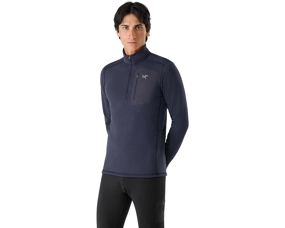アークテリクス 黒色 ブラック ARC'TERYX メンズ 【 RHO HEAVYWEIGHT ZIP NECK / BLACK SAPPHIRE 】 メンズファッション トップス Tシャツ カットソー|スニケス