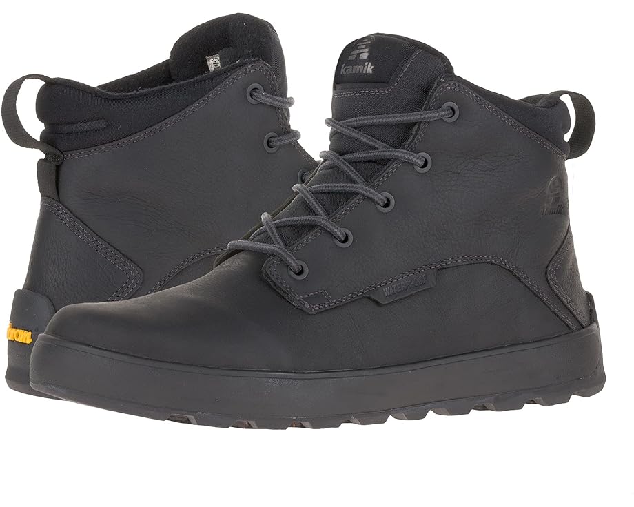 カミック ミッド 黒いこと 黒いこと メンズ 【 KAMIK SPENCER MID / BLACK 】 ブーツ