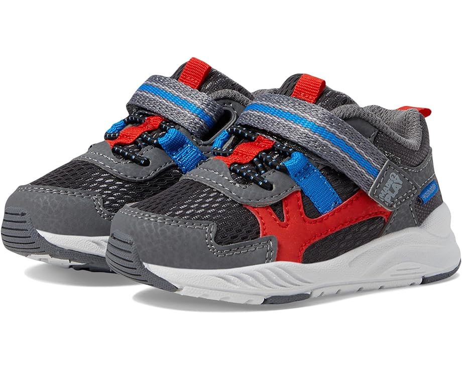 ストライドライト 黒色 ブラック ジュニア キッズ 【 STRIDE RITE M2P PLAYER / BLACK MULTI 】 ベビー マタニティ スニーカー