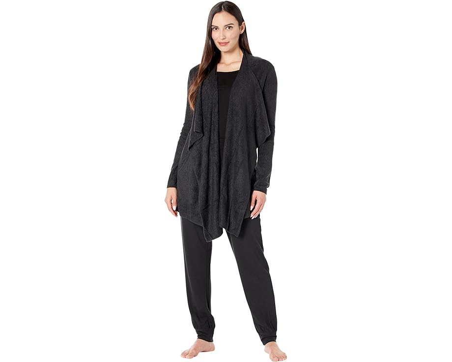 ライト ラップ 黒色 ブラック レディース 【 BAREFOOT DREAMS COZYCHIC LITE ISLAND WRAP / BLACK 】 レディースファッション トップス ニット セーター|スニケス
