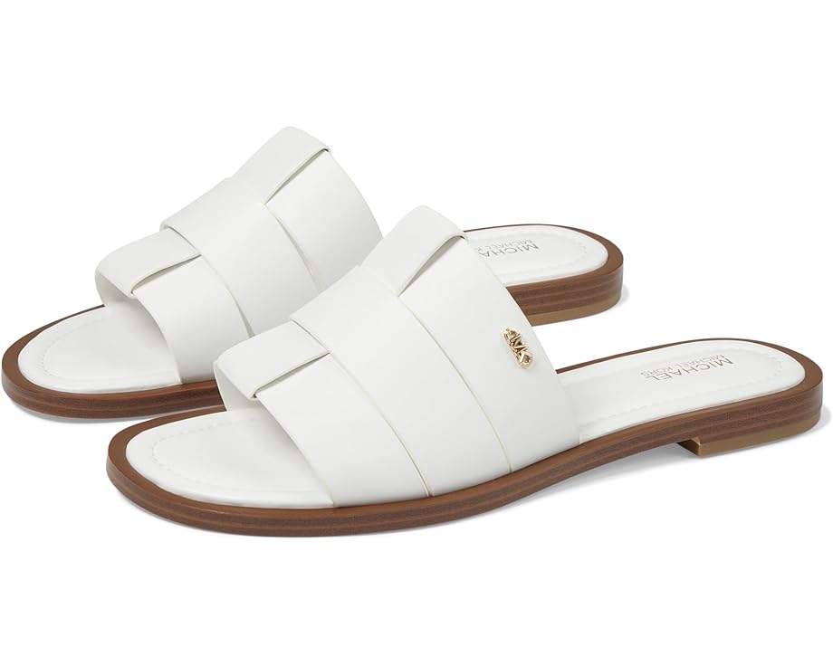 マイケルマイケルコース サンダル レディース 【 MICHAEL MICHAEL KORS RYLAND FLAT SLIDE / 】｜スニケス
