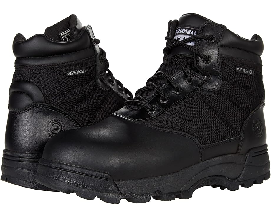 クラシック 黒色 ブラック S.W.A.T. 6" メンズ 【 ORIGINAL S.W.A.T. CLASSIC SIDE ZIP WATERPROOF SAFETY TOE / BLACK 】 ブーツ|スニケス