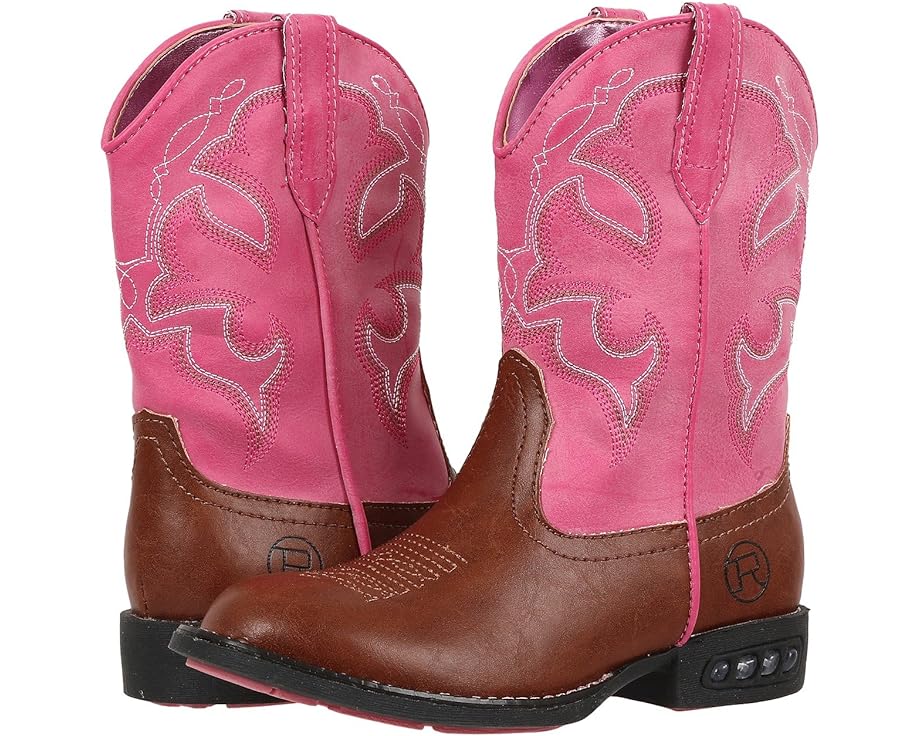 ローパー 雷火 ベージュ サクラ色 御坊っちゃん キッズ 【 ROPER KIDS LIGHTNING / LIGHT BEIGE PINK 】 もの言う花 マタニティ ブーツ ブーツ-キッズファッション