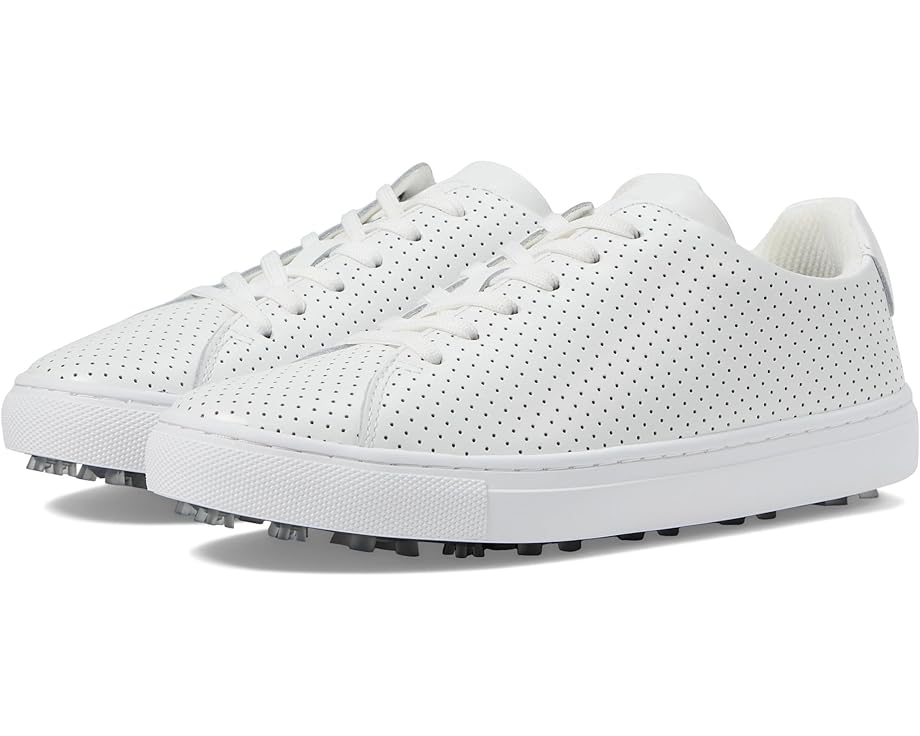 なめし革 ゴルフ スニーカー 運動すること靴 ゴルフスニーカーS スニーカー レディース 【 GFORE DURF PERFORATED LEATHER GOLF SHOES / SNOW 】 スニーカー-靴