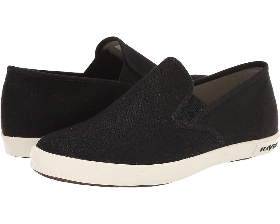 シービーズ クラシック 黒色 ブラック スリッポン スニーカー レディース 【 SEAVEES BAJA SLIP ON CLASSIC / BLACK 】|スニケス