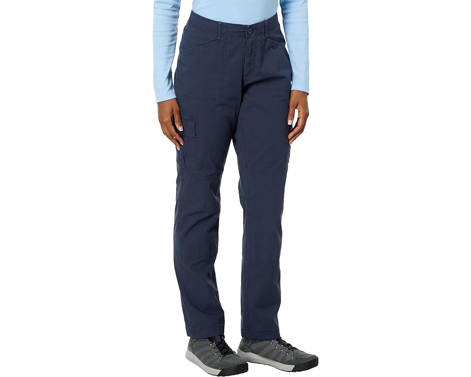 カーゴ カーボン 紺色 ネイビー L.L.BEAN カーゴパンツ レディース 【 STRETCH CANVAS LINED CARGO PANTS / CARBON NAVY 】 レディースファッション ボトムス
