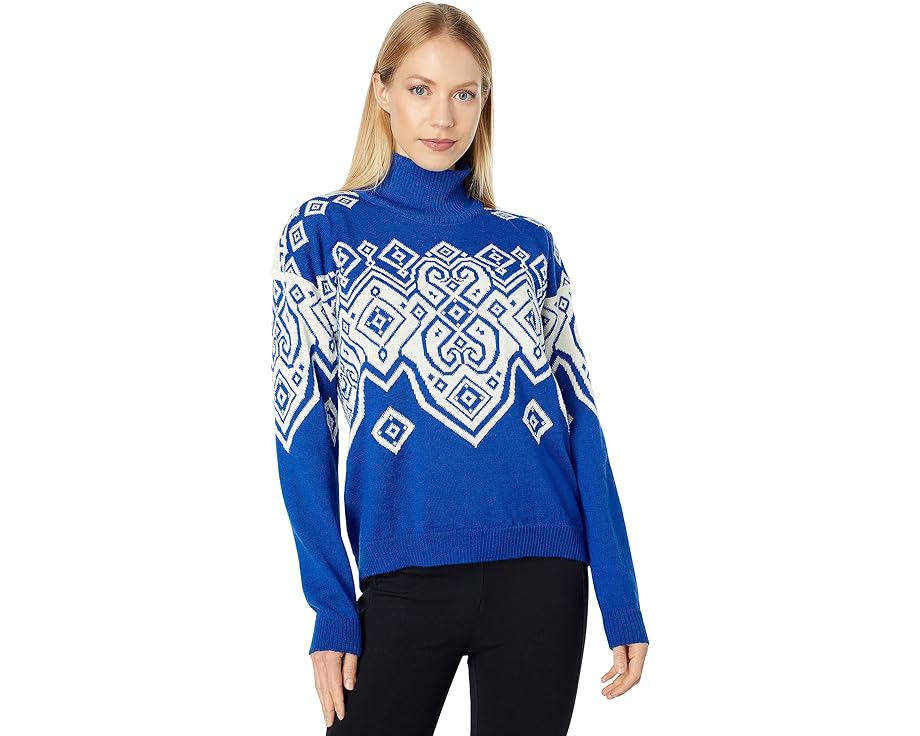 デールオブノルウェー トレーナー 白色 ホワイト レディース 【 DALE OF NORWAY FALUN HERON SWEATER / ULTRAMARINE OFF WHITE 】 レディースファッション トップス ニット セーター