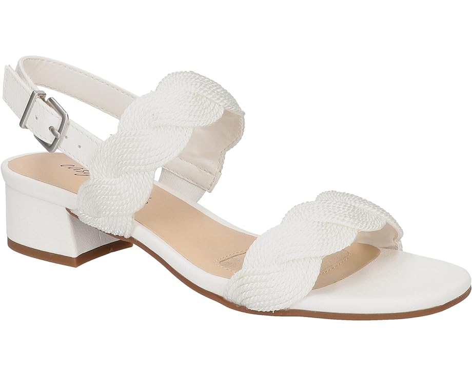 イージーストリート ストリート 白色 ホワイト ウーブン レディース 【 EASY STREET CHAREE / WHITE WOVEN 】 パンプス|スニケス