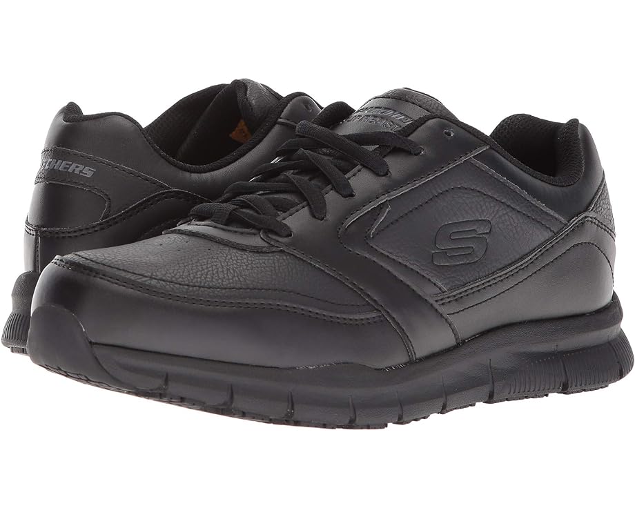 スケッチャーズ 細工物 スケッチャーズ 黒いこと 黒いこと スニーカー レディース 【 SKECHERS WORK NAMPA - WYOLA / BLACK 】