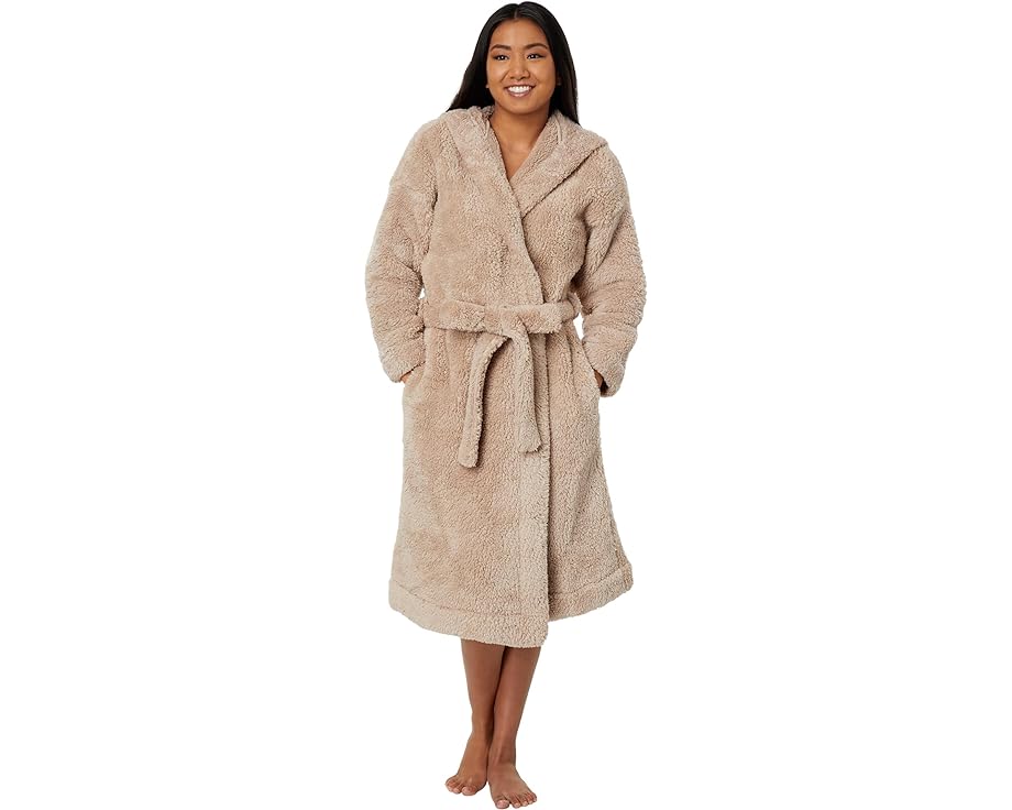 スキン レディース 【 SKIN RECYCLED PLUSH WYLEEN ROBE / NUTMEG 】 インナー 下着 ナイトウエア ナイト ルーム パジャマ|スニケス