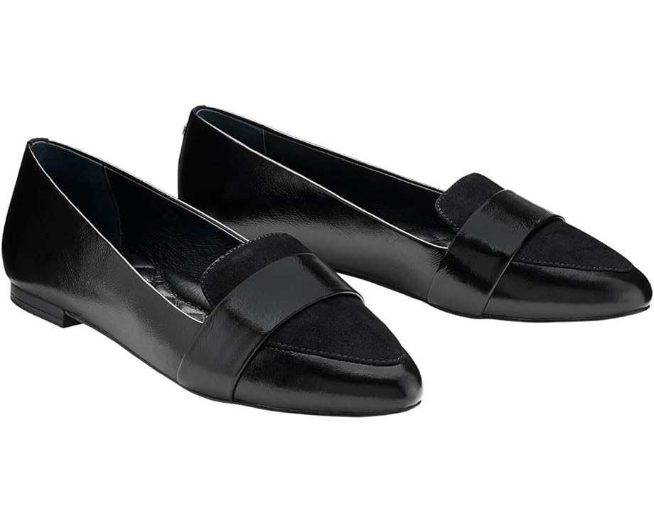 なめし革 レディース 【 BIRDIES BLACKBIRD LEATHER FLAT / LICORICE 】
