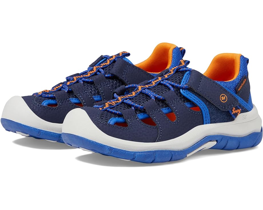 ストライドライト ウェイド 紺色 ネイビー 2.0 ジュニア キッズ 【 STRIDE RITE SRT WADE / NAVY MULTI 】 ベビー マタニティ サンダル